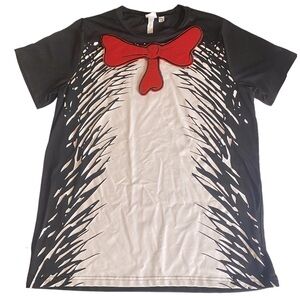 Dr. Seuss Cat in the Hat Short Sleeve Adult S/M Costume Shirt